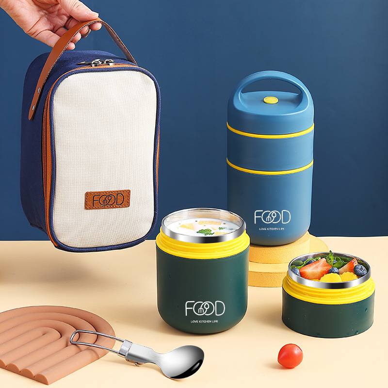 Baby Food Warmer - صندوق غداء معزول من الفولاذ المقاوم