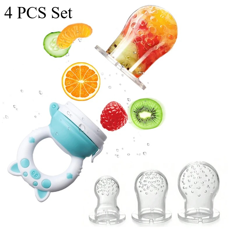 Baby Food Vegetables - 4 قطع/مجموعة مغذيات فواكه وخضروات من