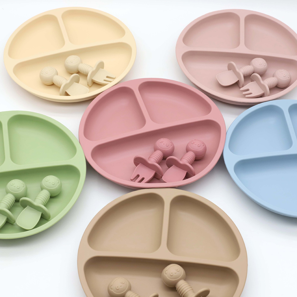 Baby Food Menu - طقم أدوات مائدة للأطفال مكون من