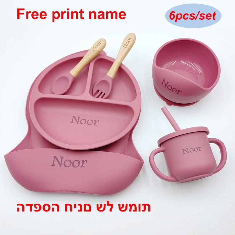 6 قطعة أدوات المائدة سيليكون ل - مراجعة Baby Food Menu وسعره