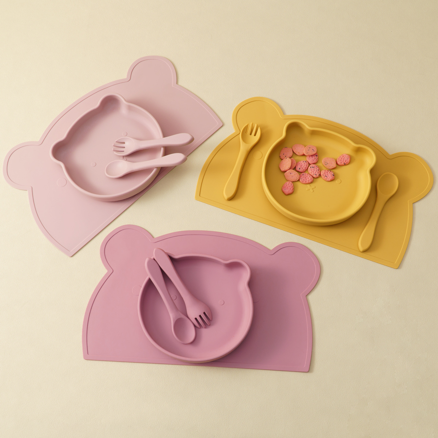 أدوات مائدة من السيليكون للأطف - مراجعة Baby Food Menu وسعره