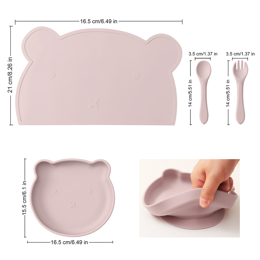 أدوات مائدة من السيليكون للأطف - مراجعة Baby Food Menu وسعره