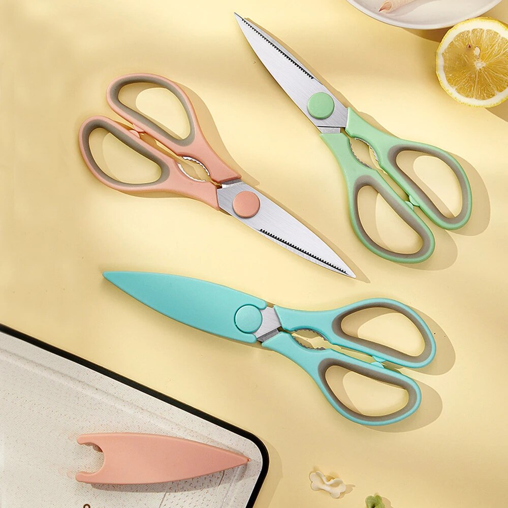 مقصات مطبخ منزلية من الفولاذ ا - مراجعة Baby Food Scissors وسعره