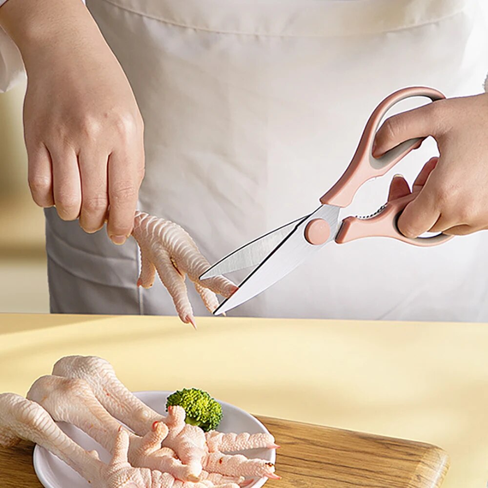 مقصات مطبخ منزلية من الفولاذ ا - مراجعة Baby Food Scissors وسعره