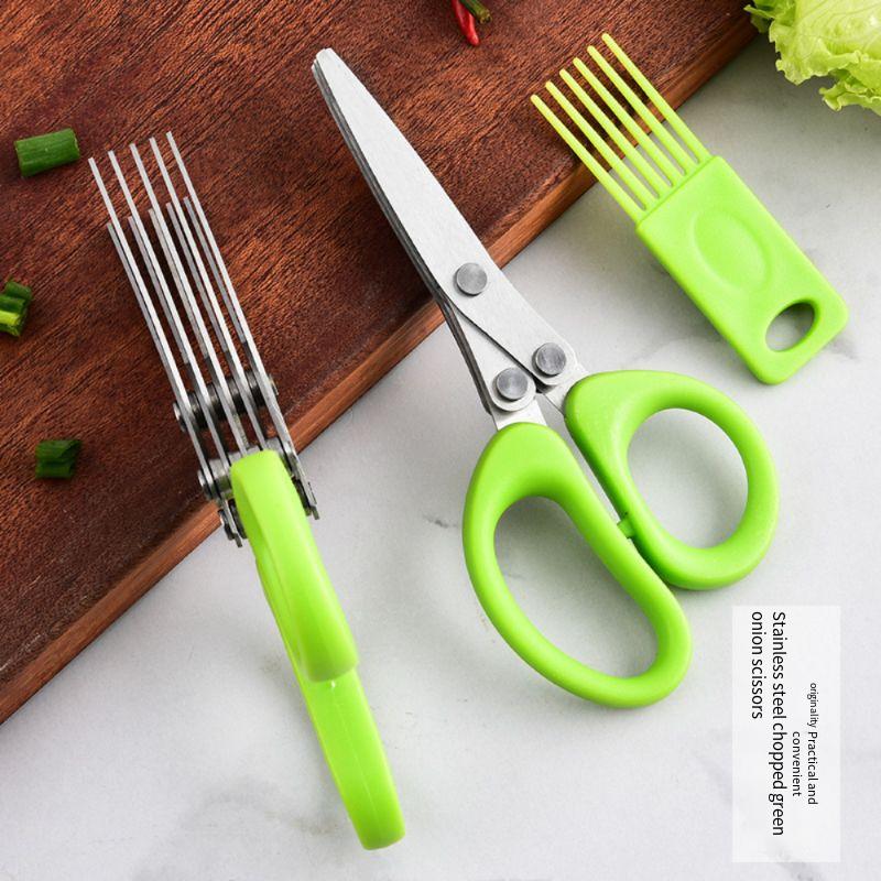 مقص المطبخ: مقص البصل الأخضر م - مراجعة Baby Food Scissors وسعره